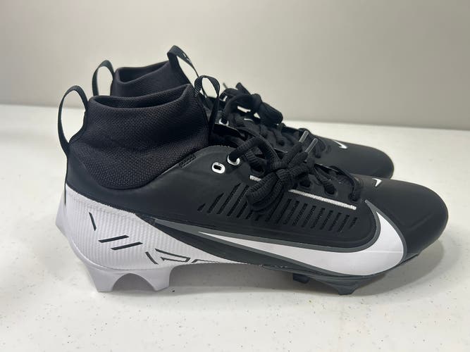 Size 10 Men’s Nike Vapor Edge Pro 360 2 Football Cleats Black White