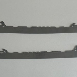 Used Byonic Pro Edge Polished Black DLC Size 288mm Hockey Skate Blades (Check Description)