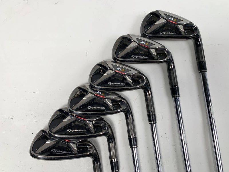 TaylorMade M2 Iron Set 6-PW+AW REAX 88g Regular Steel Mens RH