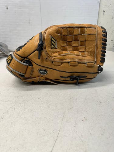 Used Mizuno Gfn 1250 Bb Sb Glove Rh Throw Brown 12 1 2" 11835-s000192096