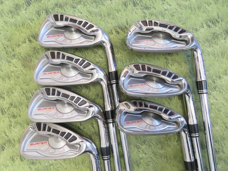 クラブ TaylorMade - TaylorMade BURNER FORGED 5-PW PROJECTX S Taylormade BURNER HT 5-PW+AW Irons Steel STIFF