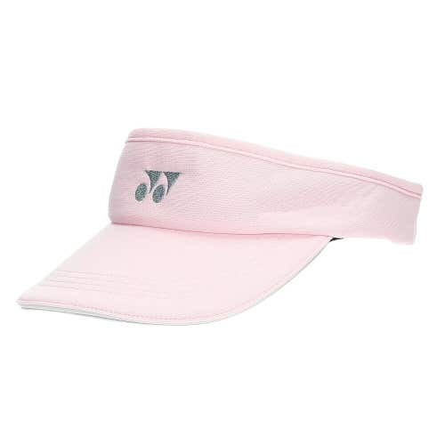 *NWT* WOMEN YONEX ADJUSTABLE "SPORTS VISOR" TENNIS. 100% POLYESTER (PINK) W-441