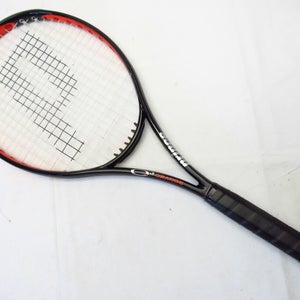PRINCE O3 ORANGE (BLUE) 110 TENNIS RACQUET (4 1/2) FORMER REP DEMO. NEW GRIP!!!