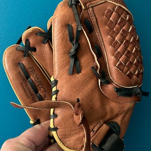 Used Mizuno Left Hand Throw Prospect Series PowerClose Baseball Glove 11.5"