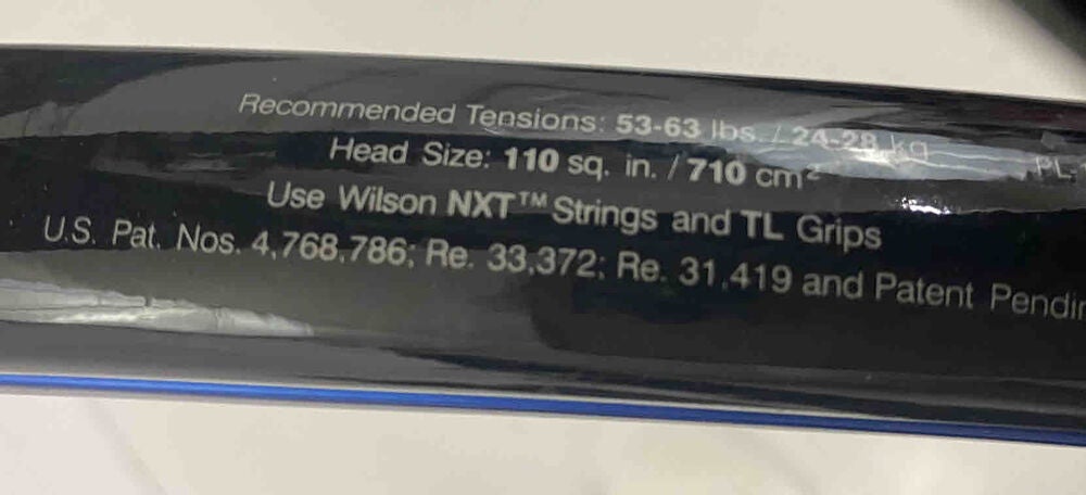 Wilson Triad 4.0 Oversize 110 4 1/2 grip Tennis Racquet