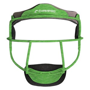 New Champro The Grill Defensive Fielder's Adult Facemask Heathered Lime #CM01 11506-CHPCM01AHLG