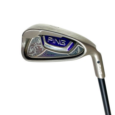 Used Ping SERENE BLACK DOT Women's Right 7 Iron Senior Flex Graphite Shaft 11506-S000259311