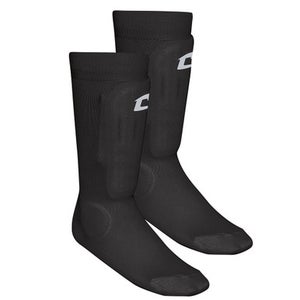 New CHAMPRO SOCK STYLE SHIN GUARDS BLACK XXS/XS 11506-CHPSSG6BXS