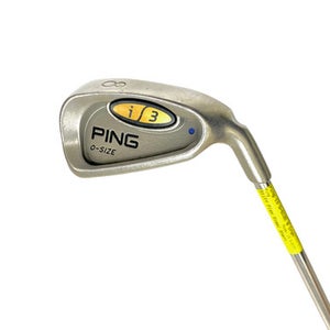 Used Ping I3 O-SIZE BLUE DOT Men's Right 8 Iron Stiff Flex Steel Shaft 11506-S000224685