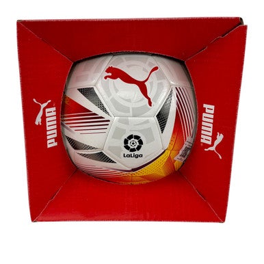 Used Puma LA LIGA 1 ACCELERATE Soccer Ball White Size 5 New Condition 11506-S000224273