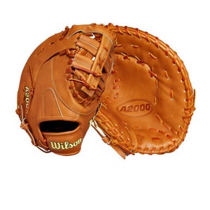 New A2000 1679 GD SERIES SADDLE TAN First Base Mitt Right Hand Throw 12.5" 11506-WILWBW102099