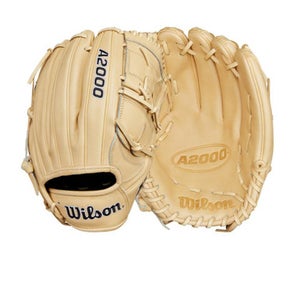 New Wilson A2000 B2 GD SERIES BLONDE Fielders Glove Right Hand Throw 12" 11506-WILWBW102081
