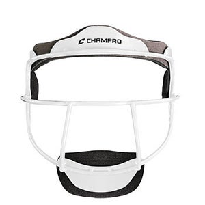New Champro The Grill Defensive Fielder's Adult Facemask White #CM01 11506-CHPCM01AWH
