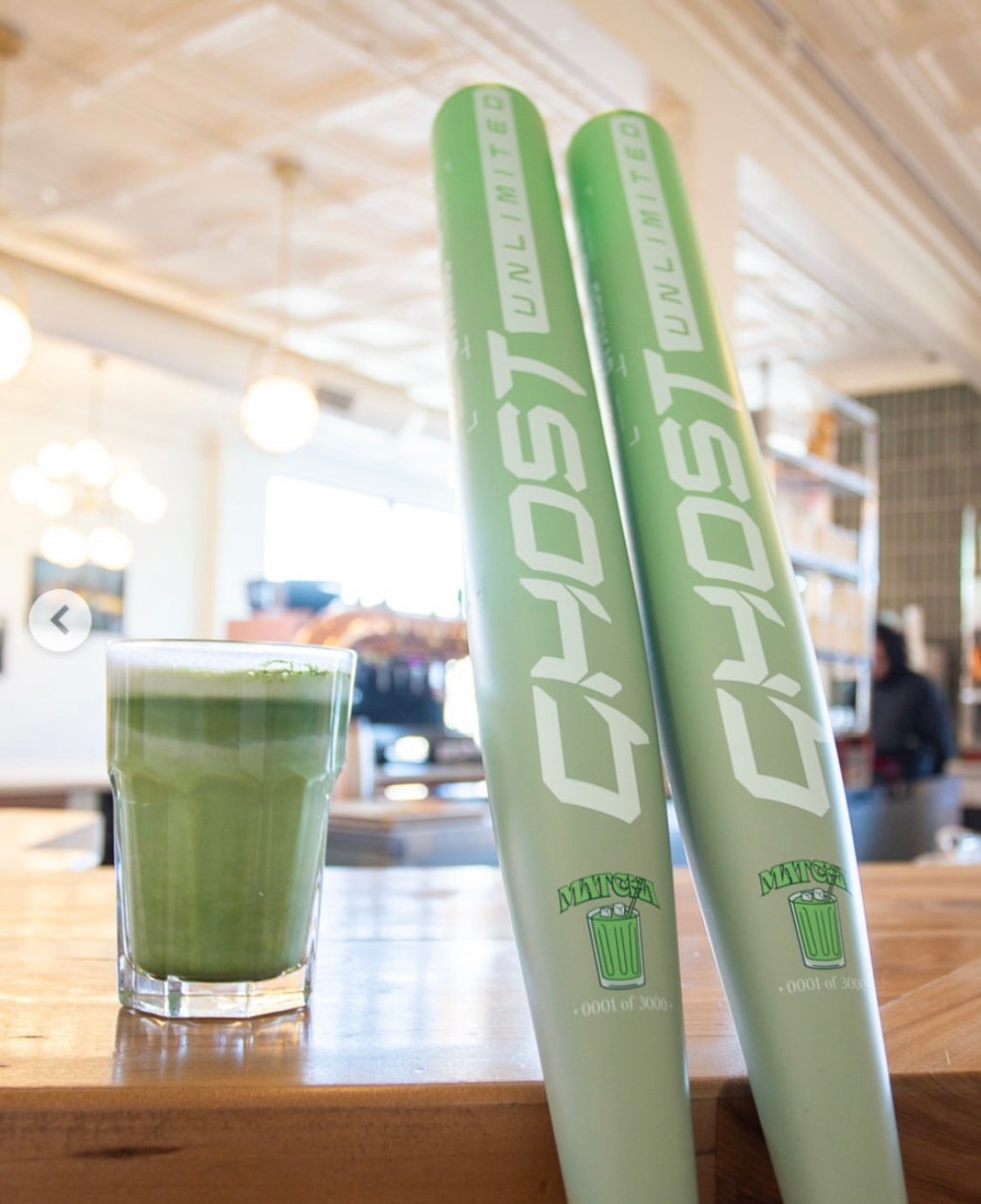 Batte Easton Ghost Unlimited Matcha édition Limitée – Fastpitch 33/-10 – 1943/3000
