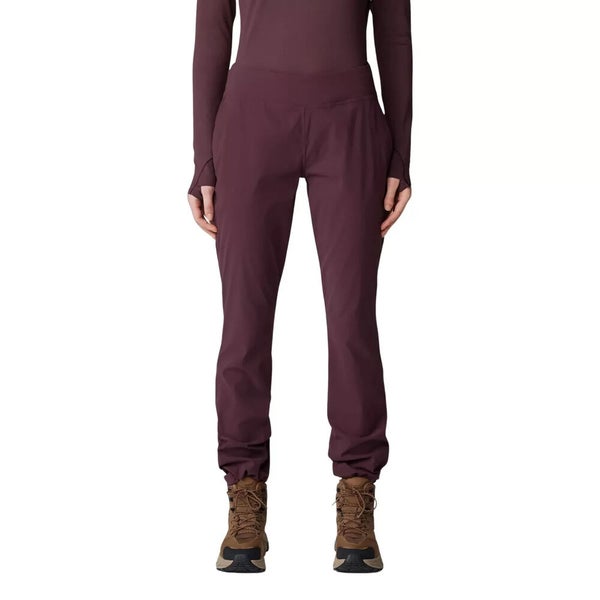 Mountain Hardwear Dynama Pants Women Large Blackberry Tapered Leg Outdoor PLW217