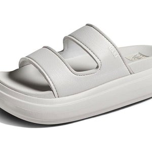 Reef Cushion Bondi 2 Bar Sandals Women's US 6 Fog Slip On Platform Shoes PLW205