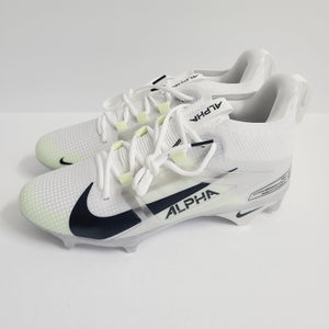 Nike Alpha Menace 4 Elite Football Cleats FD7036-100 Size 13 White