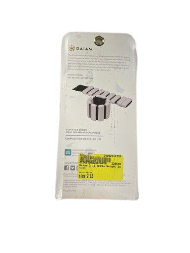 Used Gaiam Ankle Weights White 2 lb 11735-S000338182