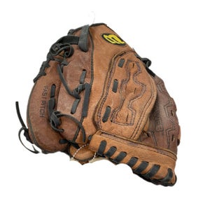 Used Wilson A0440 Fp11 Bb Sb Glove Rh Throw Orange 11" 11735-s000343069