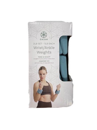 Used Gaiam Ankle Weights White 2 lb 11735-S000338170