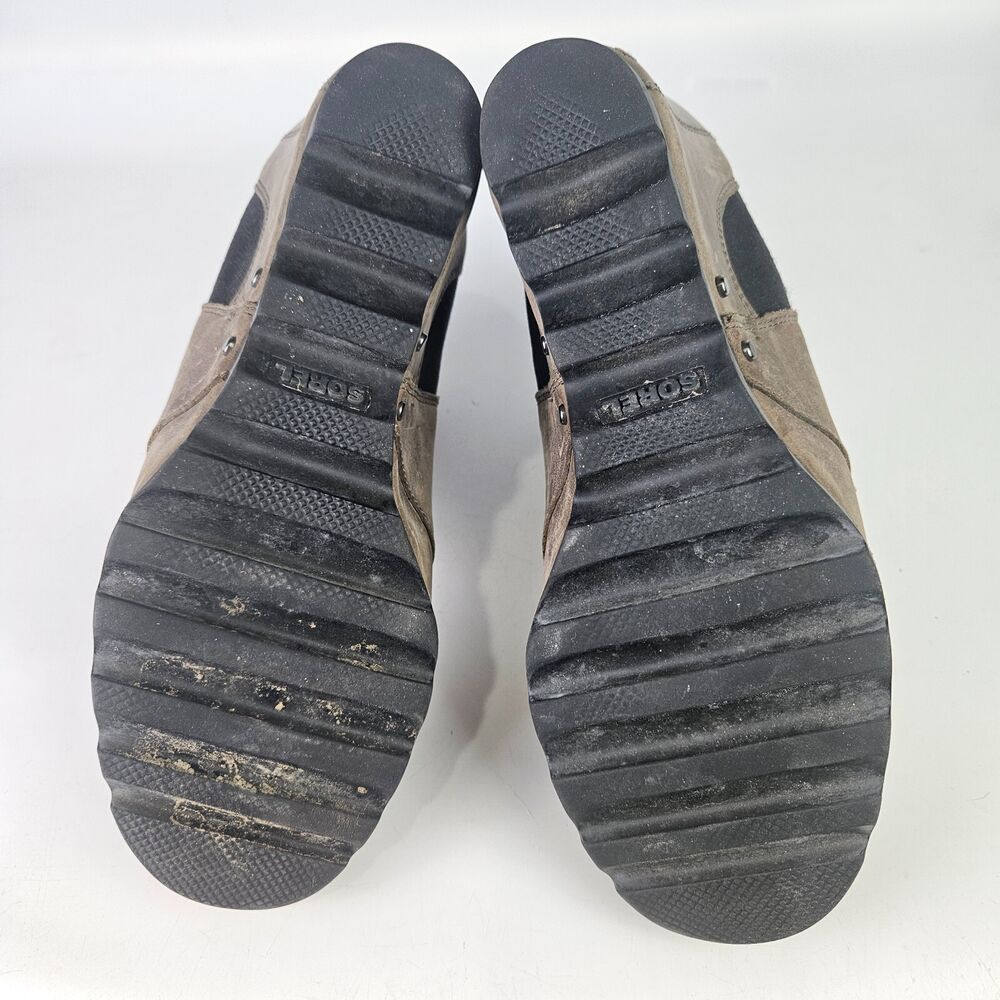 Sorel Mens Explorer Mission Waterproof Taupe Grey Suede  display picture 3
