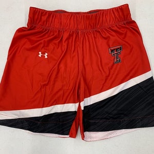 UA Texas Tech Team Basketball Short Women's Small Red Black UJKSP2W