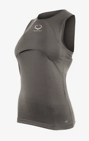 New Evoshield Women's Racerback Chest Guard Sleeveless Shirt Youth Large 11771-eshwtv1144103049yl
