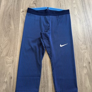 Nike Pro Elite Track & Field Shorts Blue Made In USA AO8495-000 Womens Size L
