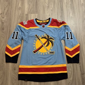 Florida Panthers Jonathan Huberdeax Reverse Retro Adidas Jersey Size 46