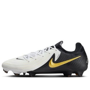 Nike Phantom Gx II 2 Pro Fg White-Black-Met Gold Coin Size 6.5 [FJ2563-100]