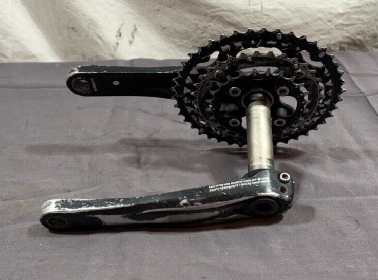Shimano Deore FC-M552 175mm 44/32/22 Aluminum Triple Crankset 24mm Spindle