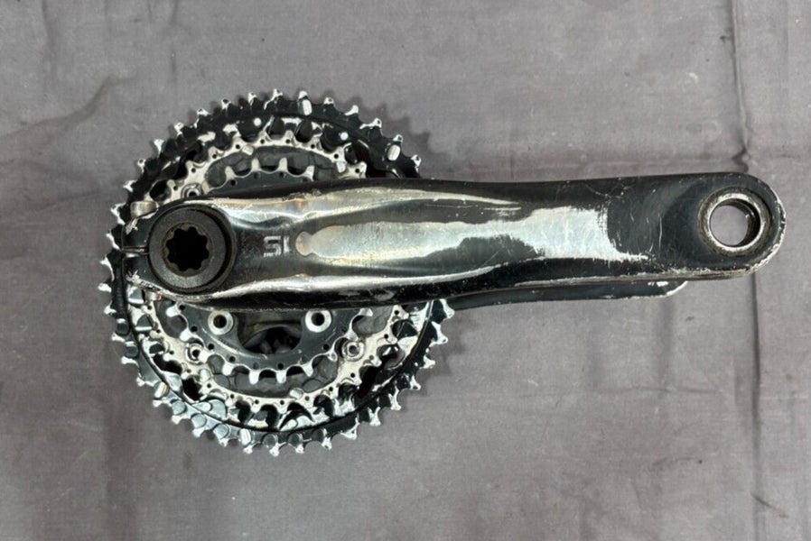 Shimano Deore FC-M552 175mm 44/32/22 Aluminum Triple Crankset 24mm Spindle