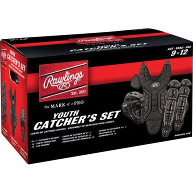 New Rawlings Youth Catchers Set - Ages 9 To 12 Plcsyb 11823-rawplcsyb