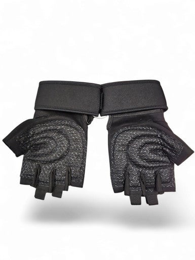 New Lift Grips Black Weight Lifting Gloves (m) 11863-80lblliftgripsm11