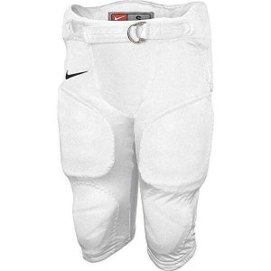 Nike Youth Recruit Integrated Football Pant Boy's Small White 378273
