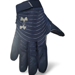 New Under Armour Ua Blur Fb Gloves Navy Blue Md 11863-s000016462