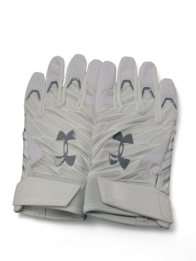 New Under Armour Spotlight Fb Gloves White Xl 11863-s000016423