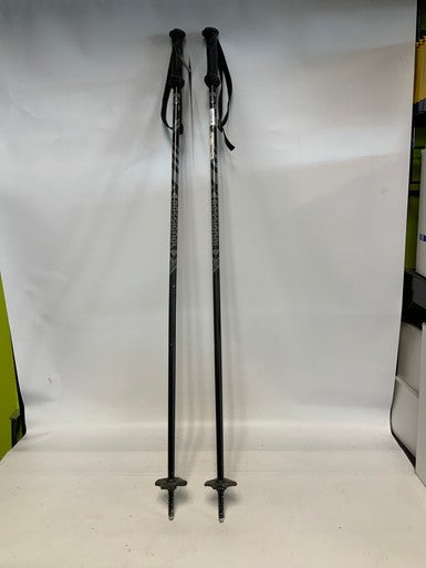 Used Rossignol Black 95 Cm 38 In Junior Downhill Ski Poles 11823-s000025370