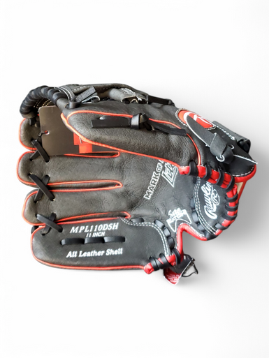 Used Rawlings Mark Of The Pro Lite Baseball Glove Lht Black 11" 11863-s000014776