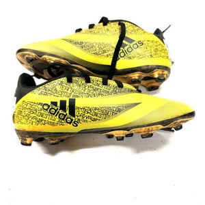 Used Adidas Soccer Cleats Yellow Junior 01.5 11860-S000282291