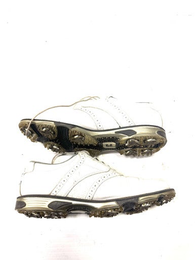 Used Foot Joy Mens Golf Shoes White Senior 10 11860-S000284963