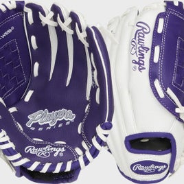 New Rawlings PLAYER SERIES 10IN PUR WH LHT 11860-RAWPL10PWLHT