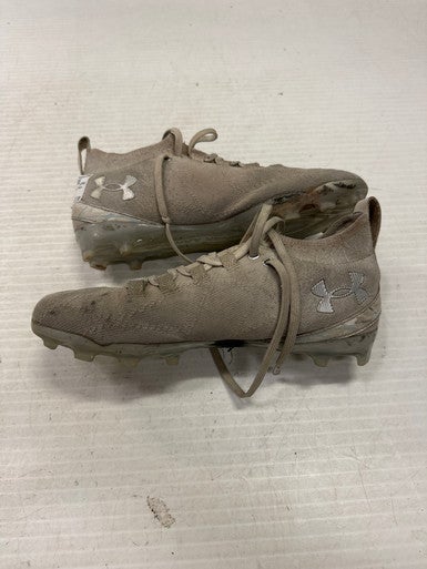 Used Under Armour LAX Cleats Mens White Senior 8 11860-S000281194