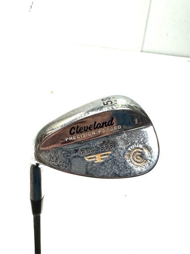Used Cleveland REG 588 Golf Wedge Mens LH 58 Degree 11860-S000285096