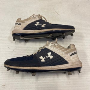 Used Under Armour METAL CLEAT Senior 12.5 Baseball and Softball Cleats 11860-S000274405