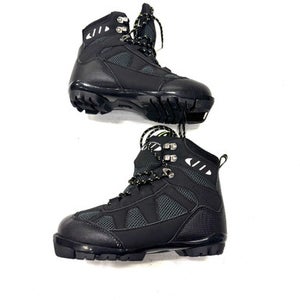 Used Whitewoods Boys NNN XC Ski Boots Black JR-01 11860-S000284396