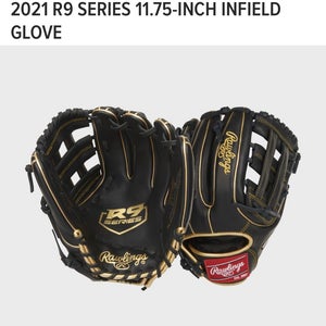 New Rawlings R9 Right Hand Throw 11.75” Baseball Glove