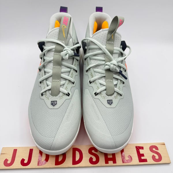 Nike Force Trout 9 Elite MCS Light Silver Baseball Cleats  display picture 1