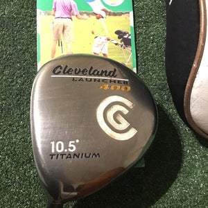 Cleveland Left Handed Launcher 400 Ti. 10.5* Driver Regular 55g Graphite Shaft