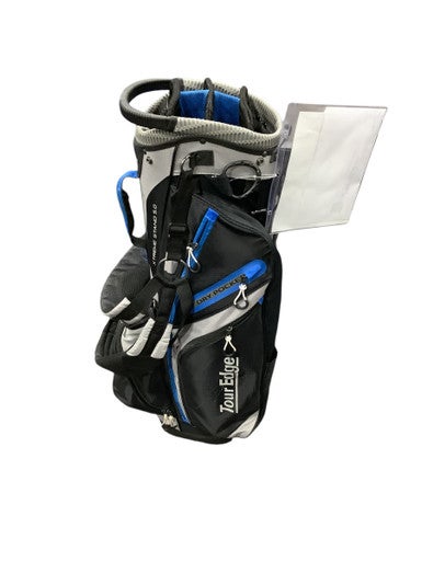 Used Tour Edge HOT LAUNCH XTREME 5.0 STAND BAG Mens Stand Bag Grey And Black 11347-S000242707